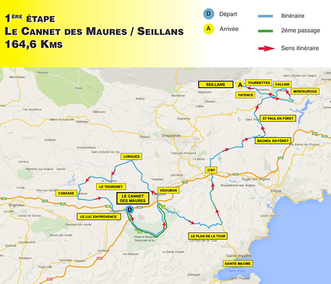 Haut Var stage 1 map